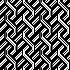 Design seamless monochrome zigzag pattern