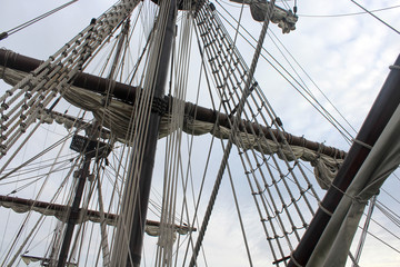 Obraz premium vintage pirate ship