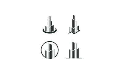 template logo building