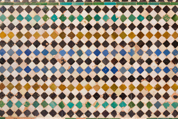 Carrelage à motif carreaux de l'Alhambra