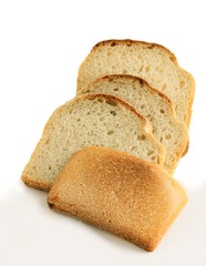 sliced loaf of bread