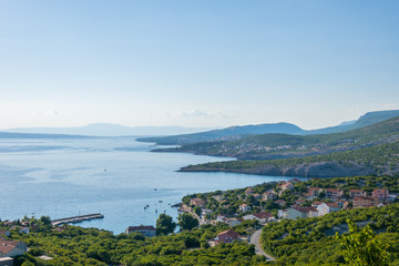 Vue sur la Mer M&eacute;diterran&eacute;e en Croatie