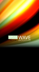 Blur color wave lines abstract background
