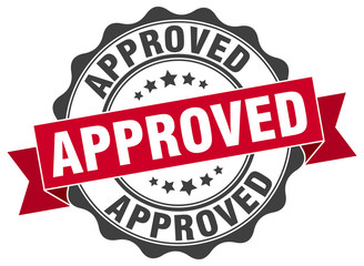 Obraz premium approved stamp. sign. seal