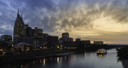 Fototapeta na wymiar Nashville,Tennessee skyline