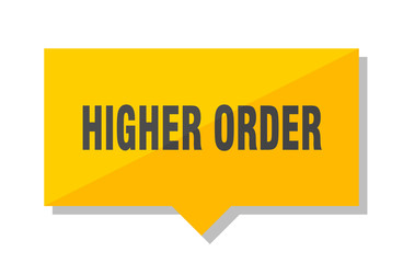 higher order price tag