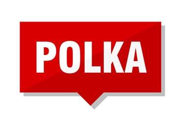 polka red tag