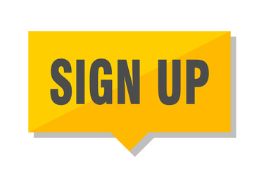 sign up price tag