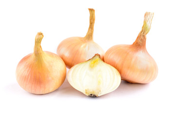 Fototapeta premium Onion isolated on white background.