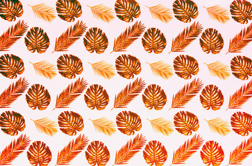 Palm leaves tablecloth