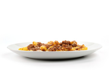 Cavatelli di patate al ragù di agnello 