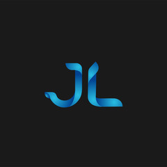 Initial Letter JL Logo Vector Design