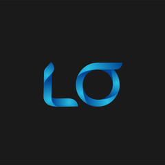 Initial Letter LO Logo Vector Design