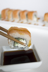 food photo sushi rolls