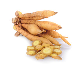 Fingerroot group isolated on white background