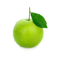 apple green isolated on white background