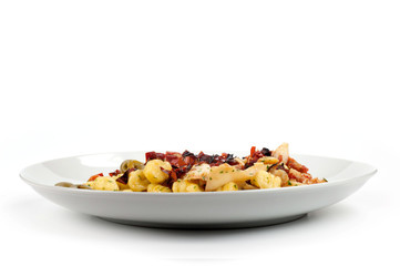 gnocchi di patate con stoccafisso e olive