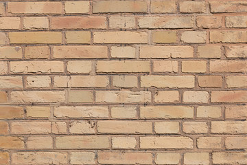 Ziegelmauer Sandstein sandfarben