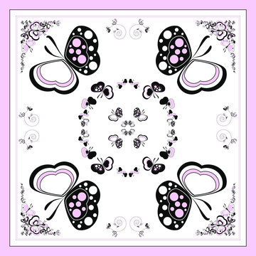 disegni vettoriali per creare foulard ,stoffe piastrelle e decorazioni