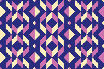 Geo seamless pattern, geometrical ornament, seamless fabric print, bright festive print, colorful geometric background