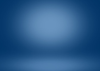 Obraz premium Abstract blue empty room lighting Studio background with empty space for your design.