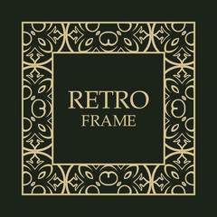 Vintage decorative frame