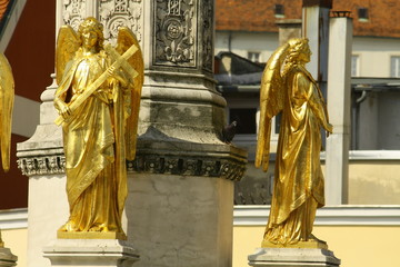 Obraz premium Plaza de la Catedral, Zagreb, Croacia