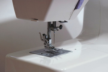 Sewing mashine close up