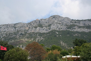 Fototapeta na wymiar View of Albanian mountain