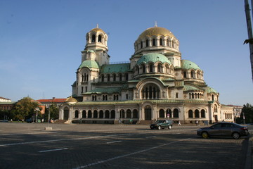 Fototapeta na wymiar Nevsky church in Sofia 