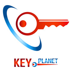 Schlüsselplanet / key planet - logo design
