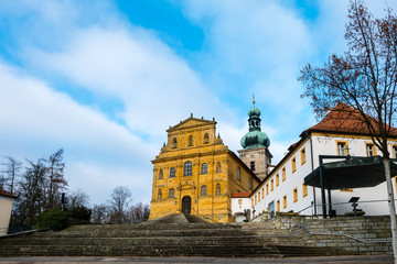Fototapeta na wymiar Mariahilf Kloster in Amberg Wallfahrtskirche 