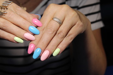 Fototapeta premium fashion manicure nails