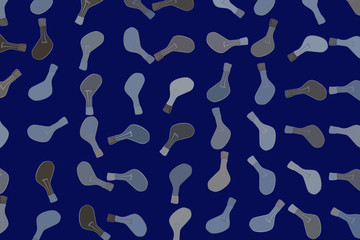 Abstract light bulb illustrations background. Hand-drawn, cover, idea & line.