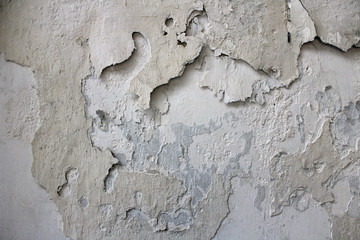 Decaying Plaster Prison Wall