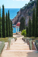 Marimurtra botanical garden at Blanes near Barcelona, Spain
