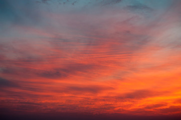 Obraz premium Beautiful summer sunset