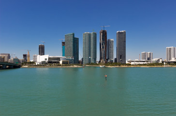 Fototapeta na wymiar Miami city view