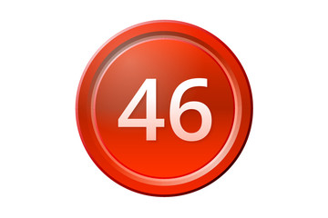 forty-six number 46 red button