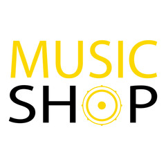 music shop label