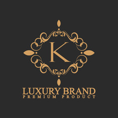 logo luxury K