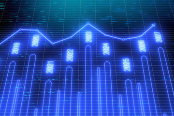 Creative forex chart background