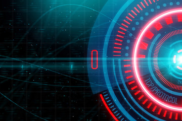 Round business interface texture