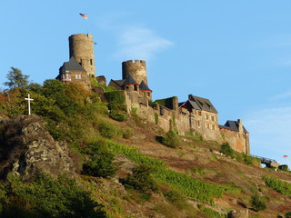 Fototapeta na wymiar Burg Thurant in Alken an der Mosel