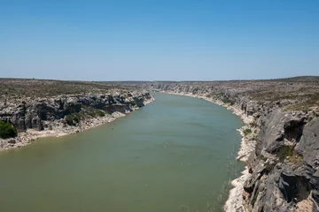 Raamstickers Pecos River Overlook, Texas © st_matty