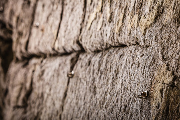 Stone rocks texture with climbing handles