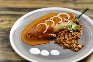 Chile Relleno Mexican Food Dish
