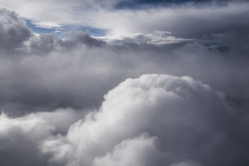 Fototapeta na wymiar clouds from great height