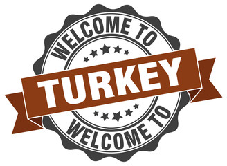 Turkey round ribbon seal