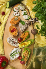 Vegetarische Feinkostplatte